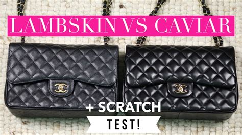 fake chanel lambskin bag|Chanel bag lambskin vs caviar.